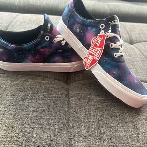 NWT no box.  Vans Atwood Lo Cosmic Galaxy Sneaker. women’s size 11